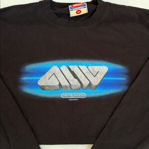 Metalwood Black Long Sleeve Tee